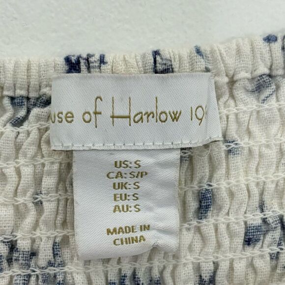 House of Harlow 1960 Floral Midi Linen Dress - Picture 7 of 7